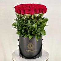 Pink/White/Red Rose Luxury Box Arrangement