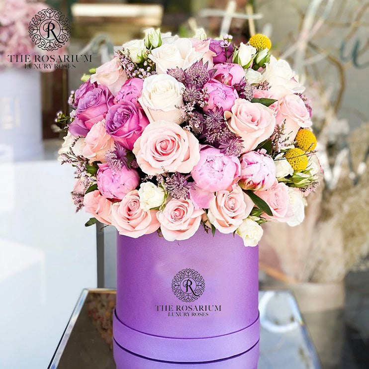 Fresh Flower Box Arrangment