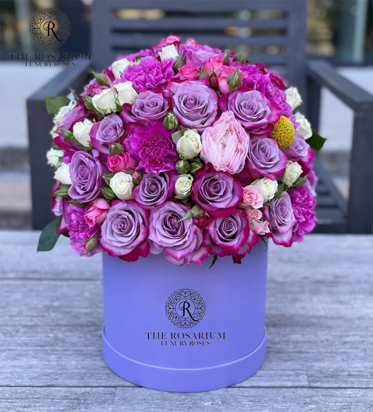 Rose Flower Box Arrangment