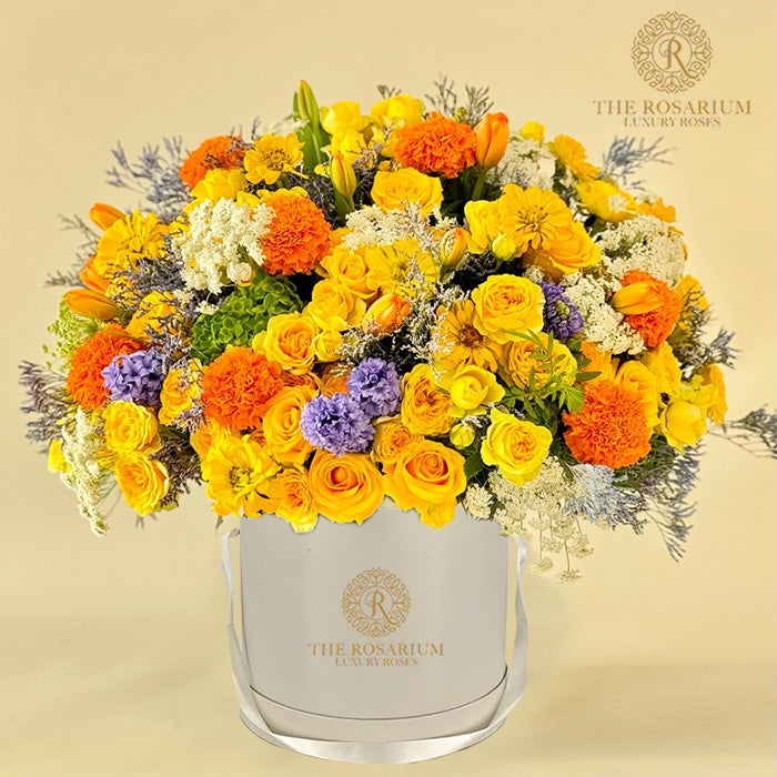 Rose Carnation Mix Flower Box