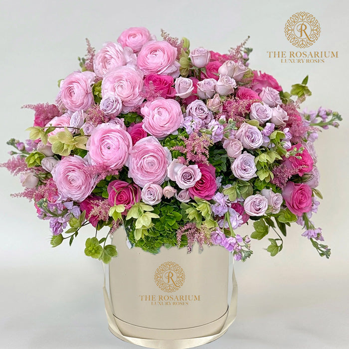Runanculus Roses Mix Flower box