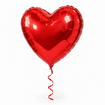 Red Heart Balloon — 1 pc