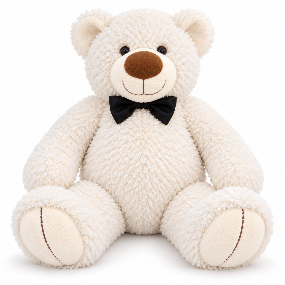 XXL White Teddy Bear — studio view