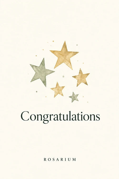 Rosarium Congratulations greeting card