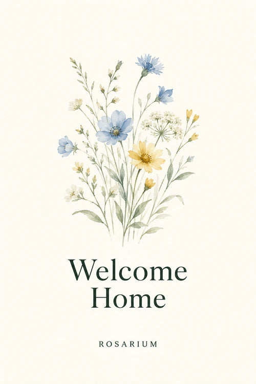 Rosarium Welcome Home greeting card
