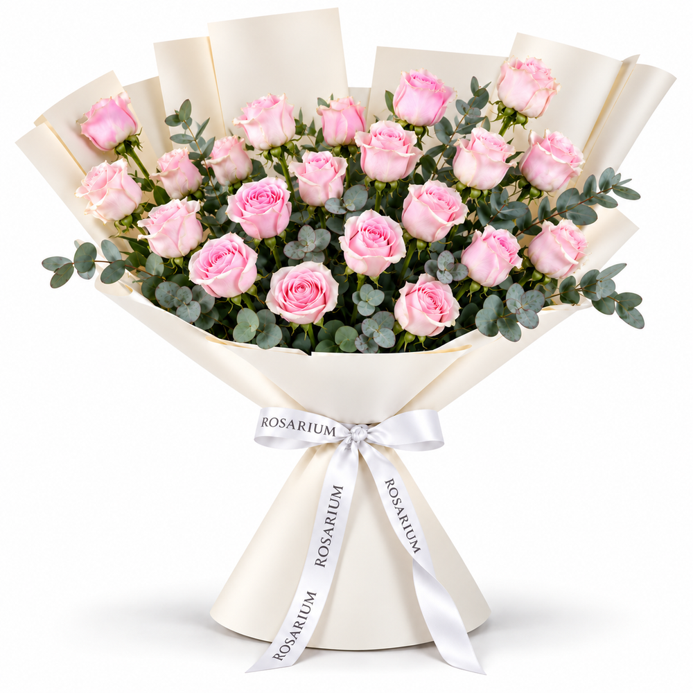 25 Pink Roses