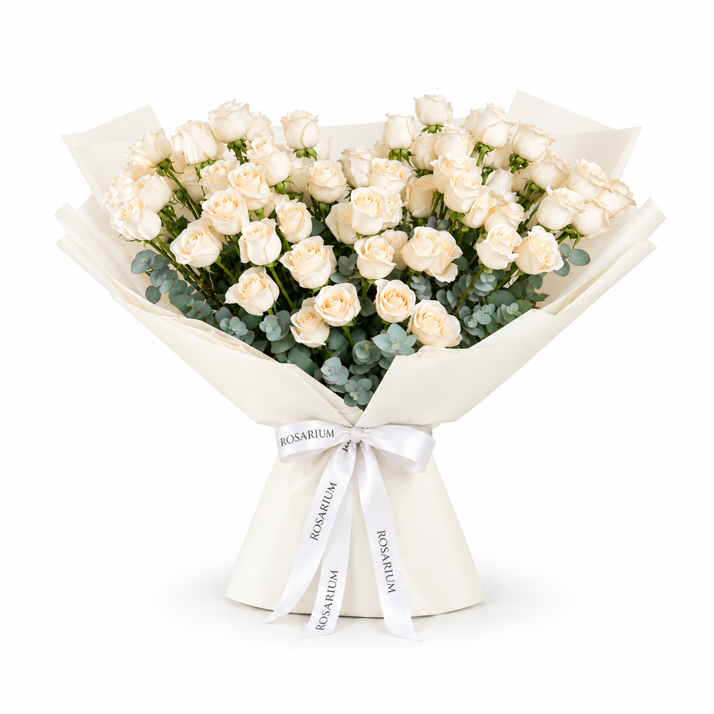 101 White Roses
